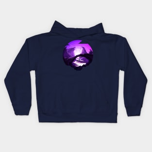 Purple Violet Kids Hoodie